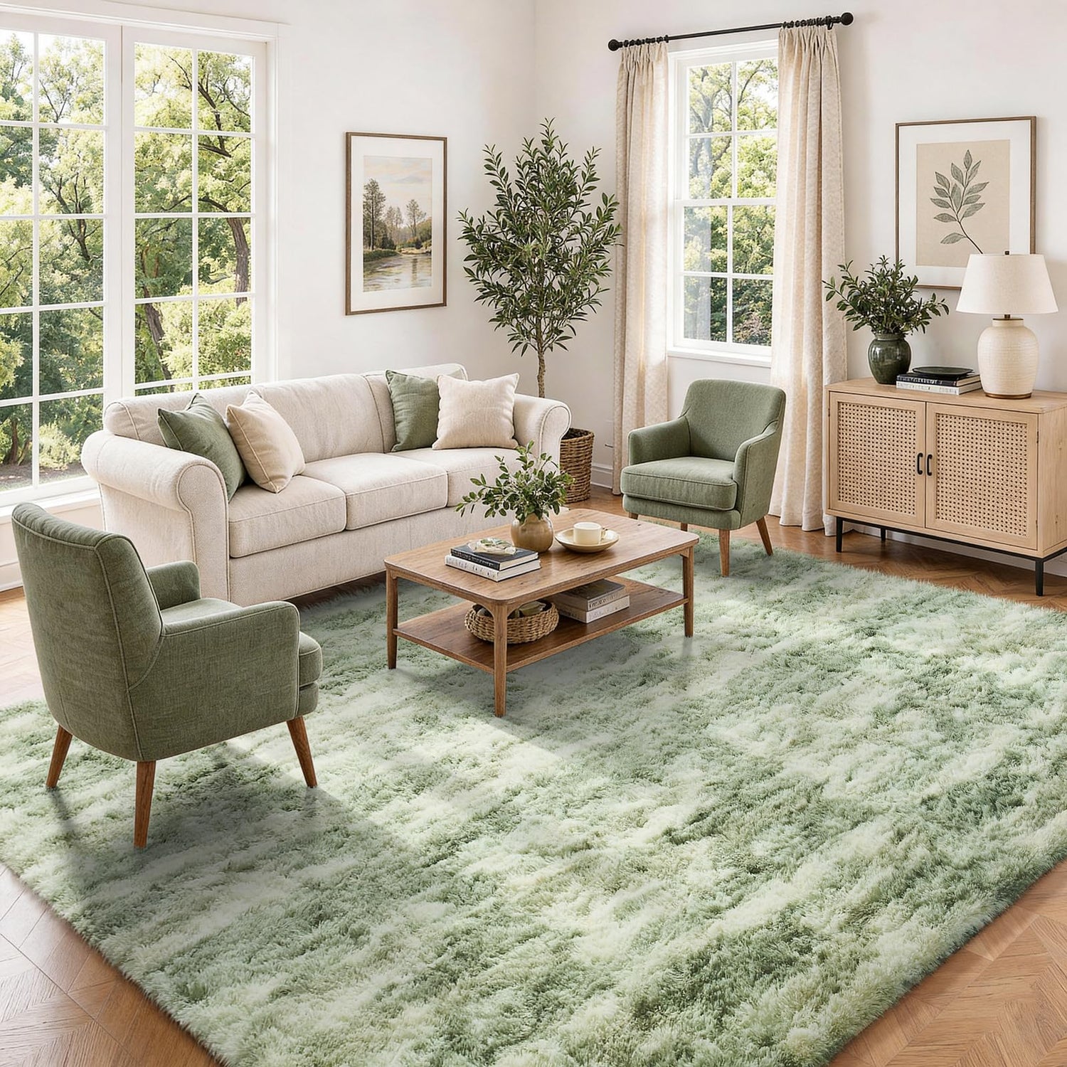 Ophanie Area Rugs for Bedroom Living Room