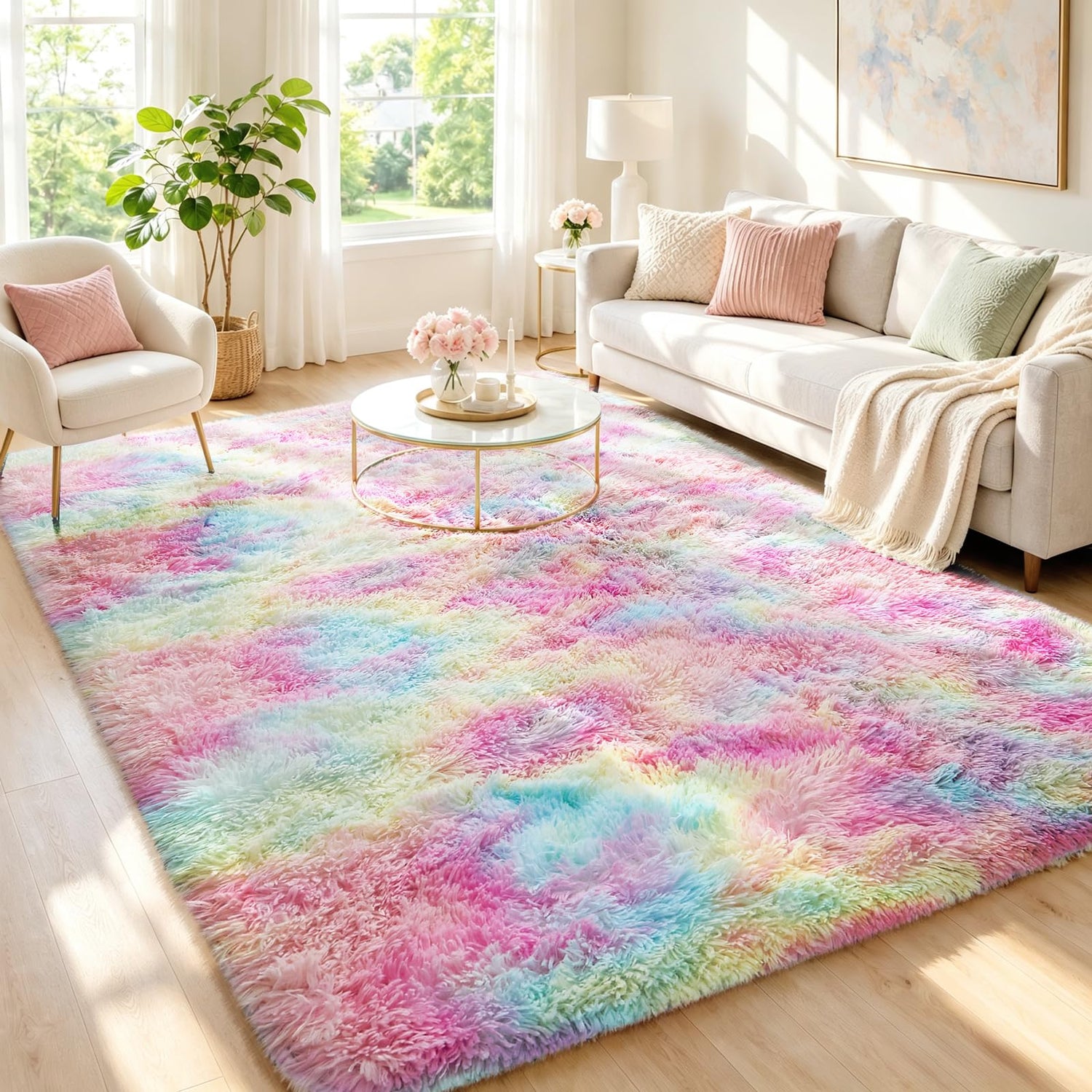 Ophanie Area Rugs for Bedroom Living Room