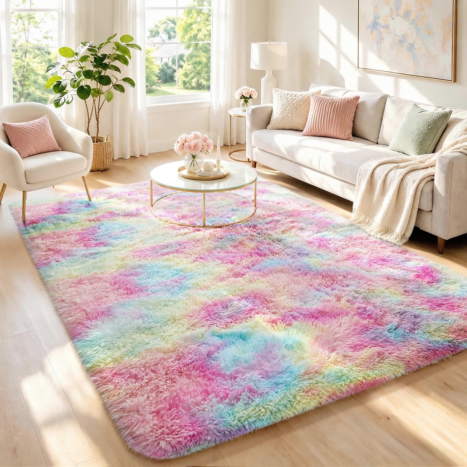 Ophanie Area Rugs for Bedroom Living Room