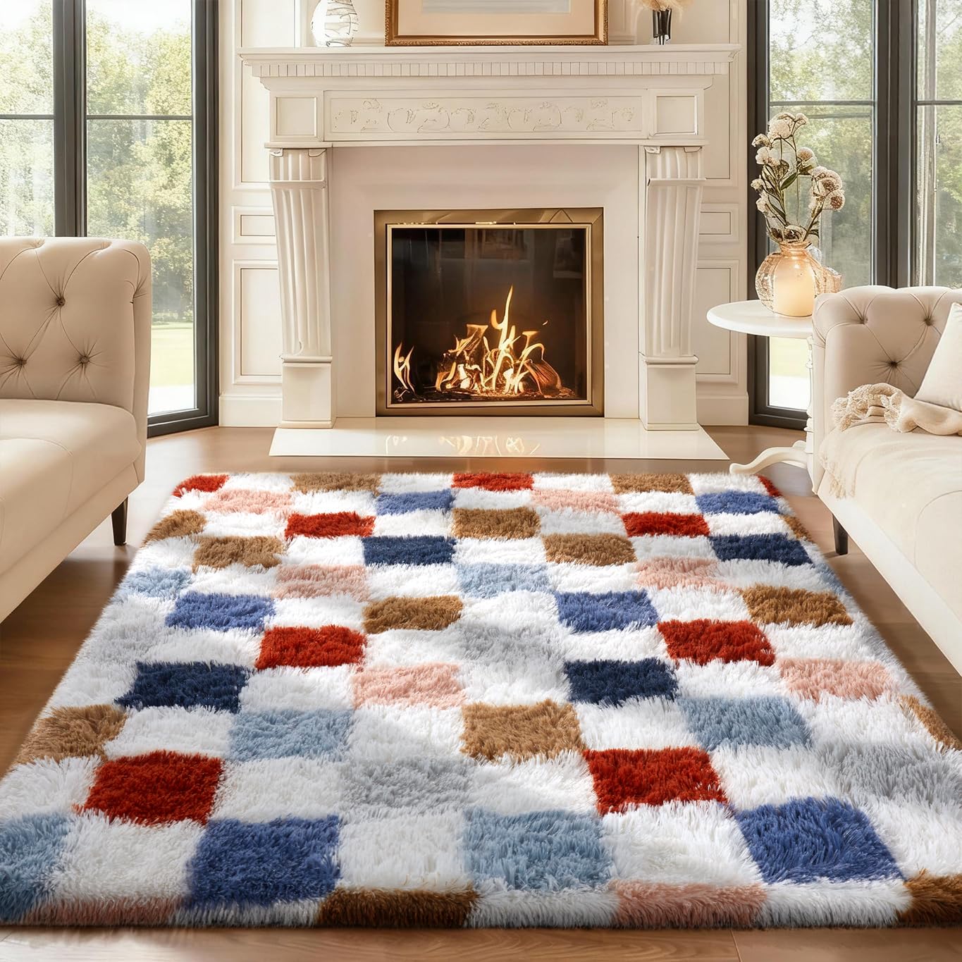 Ophanie Area Rugs for Bedroom Living Room