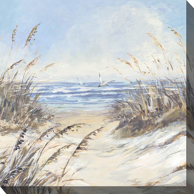 Beach Grass Outdoor Canvas Wall Art