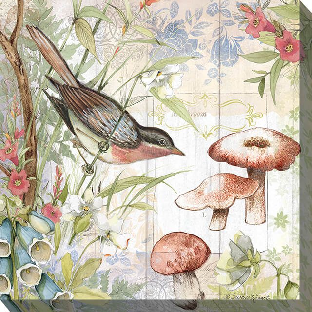 Toadstools No1 Outdoor Canvas Wall Art