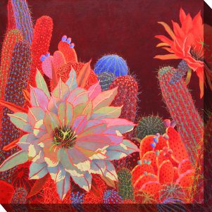 Desert Red Outdoor Canvas Wall Art