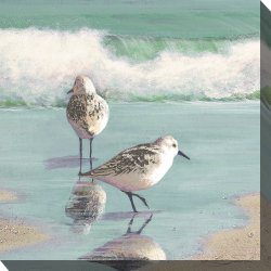 Happy Couple Outdoor Canvas Wall Art