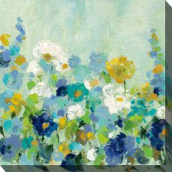 Midsummer Blue Outdoor Canvas Wall Art