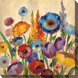 Jovial Blooms Outdoor Canvas Wall Art