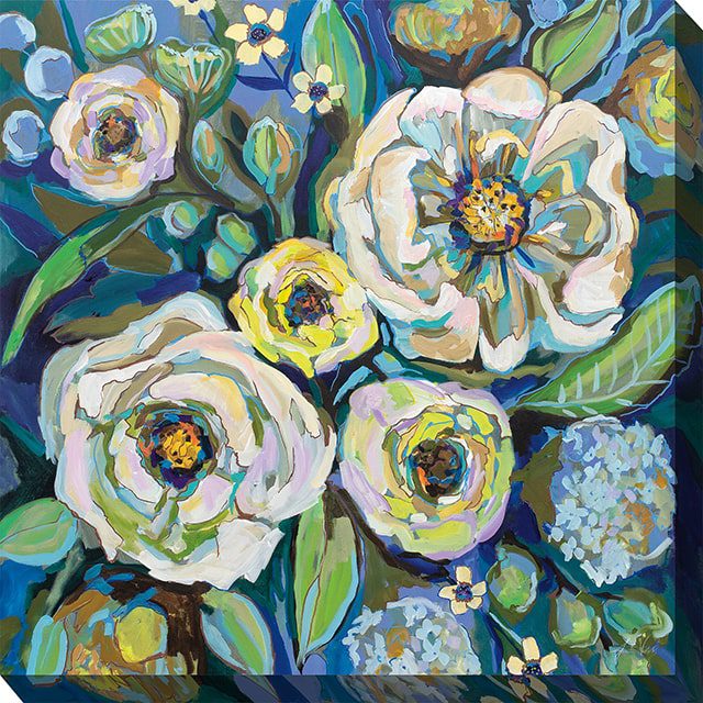 Cool Blue Outdoor Canvas Wall Art