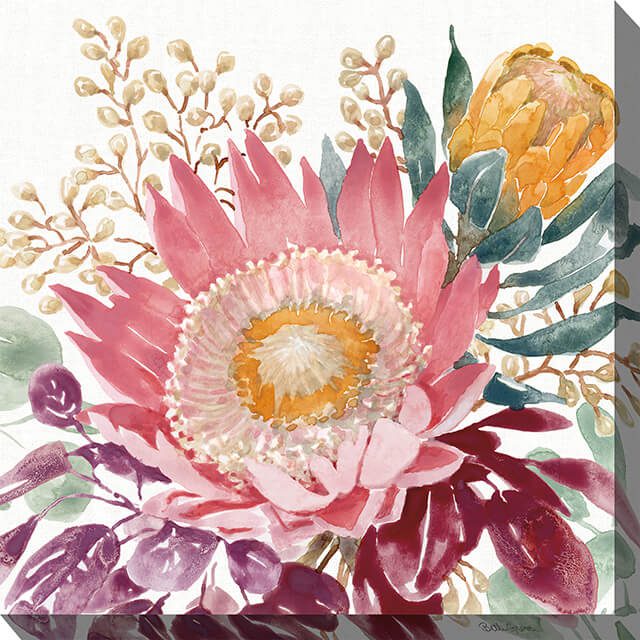 King Protea Outdoor Canvas Wall Art