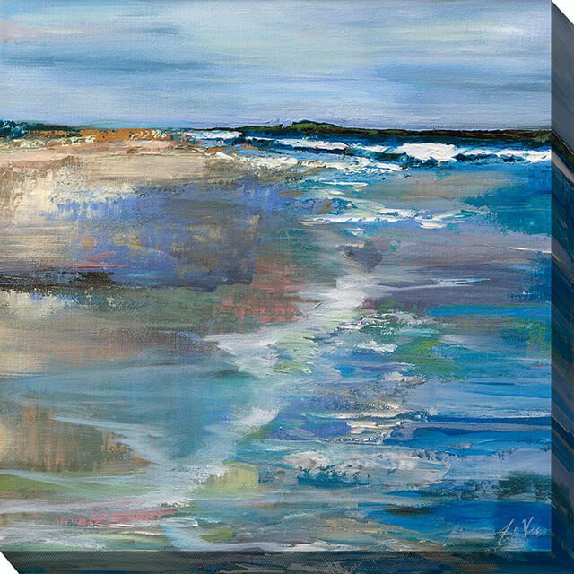 Beach Walk Outdoor Canvas Wall Art
