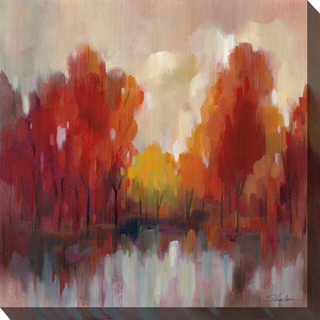 Shades Of Fall Outdoor Canvas Wall Art
