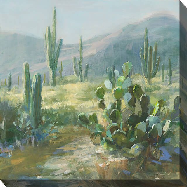 Sage Plateau Outdoor Canvas Wall Art