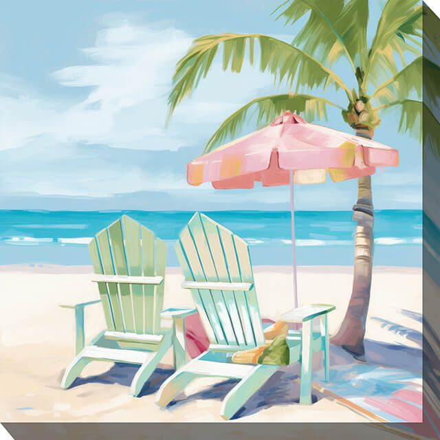 Shady Spot Outdoor Canvas Wall Art