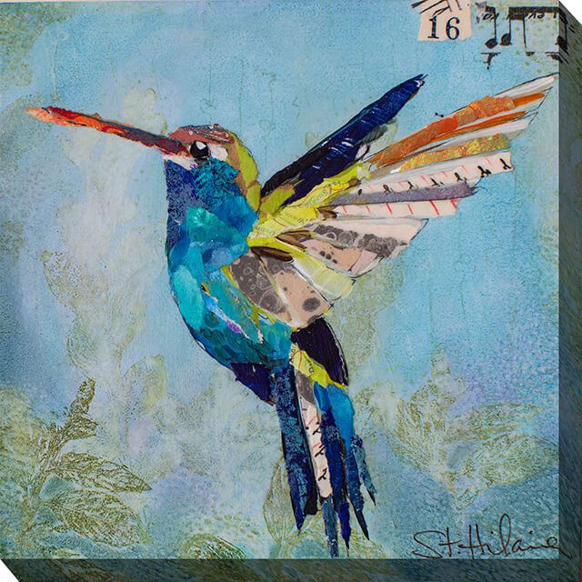 Snazzy Hummer Outdoor Canvas Wall Art