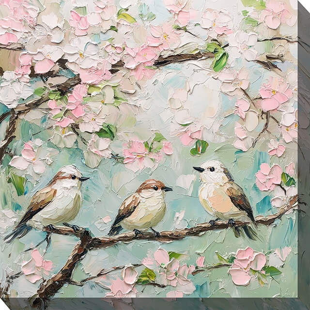 Welcome Spring Outdoor Canvas Wall Art