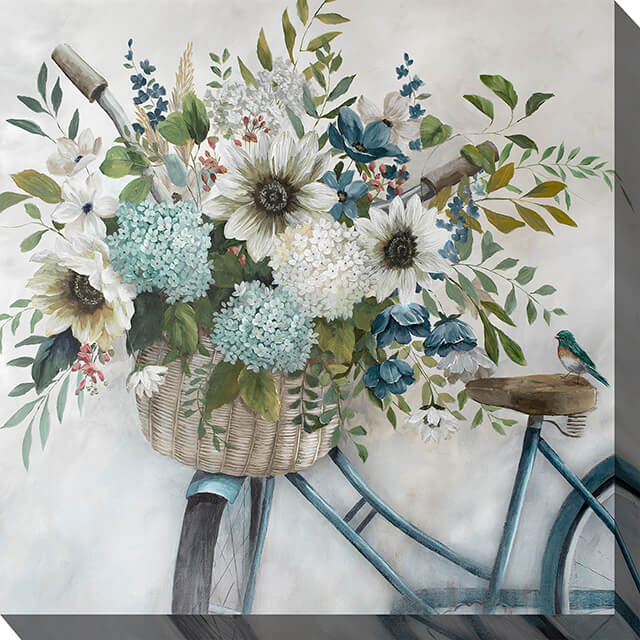 Brimming Basket Outdoor Canvas Wall Art