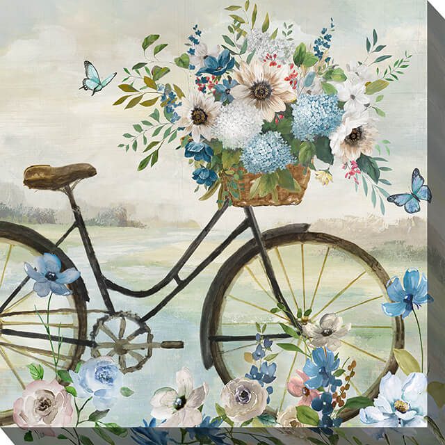 Flower Girl Outdoor Canvas Wall Art