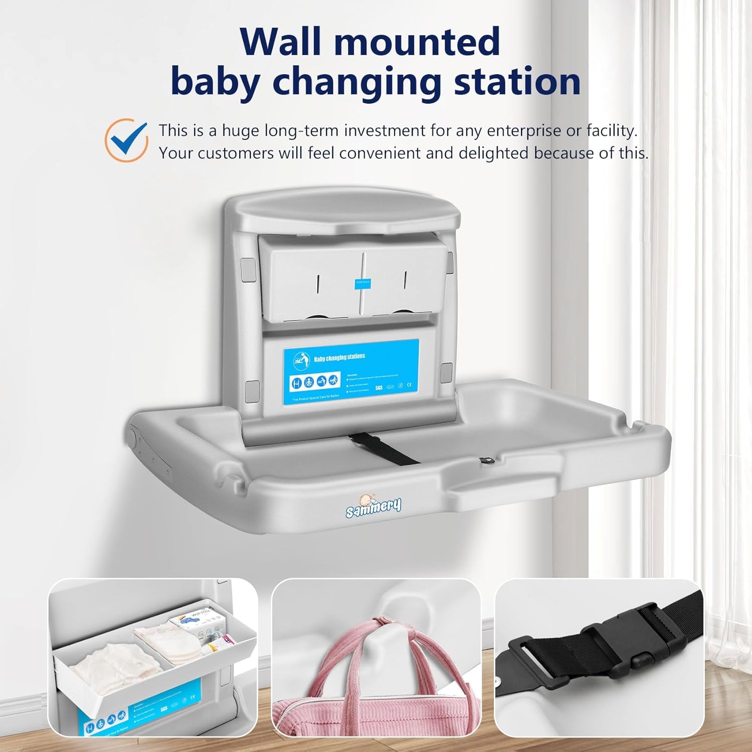 Commercial Baby Changing Station Wall Mounted