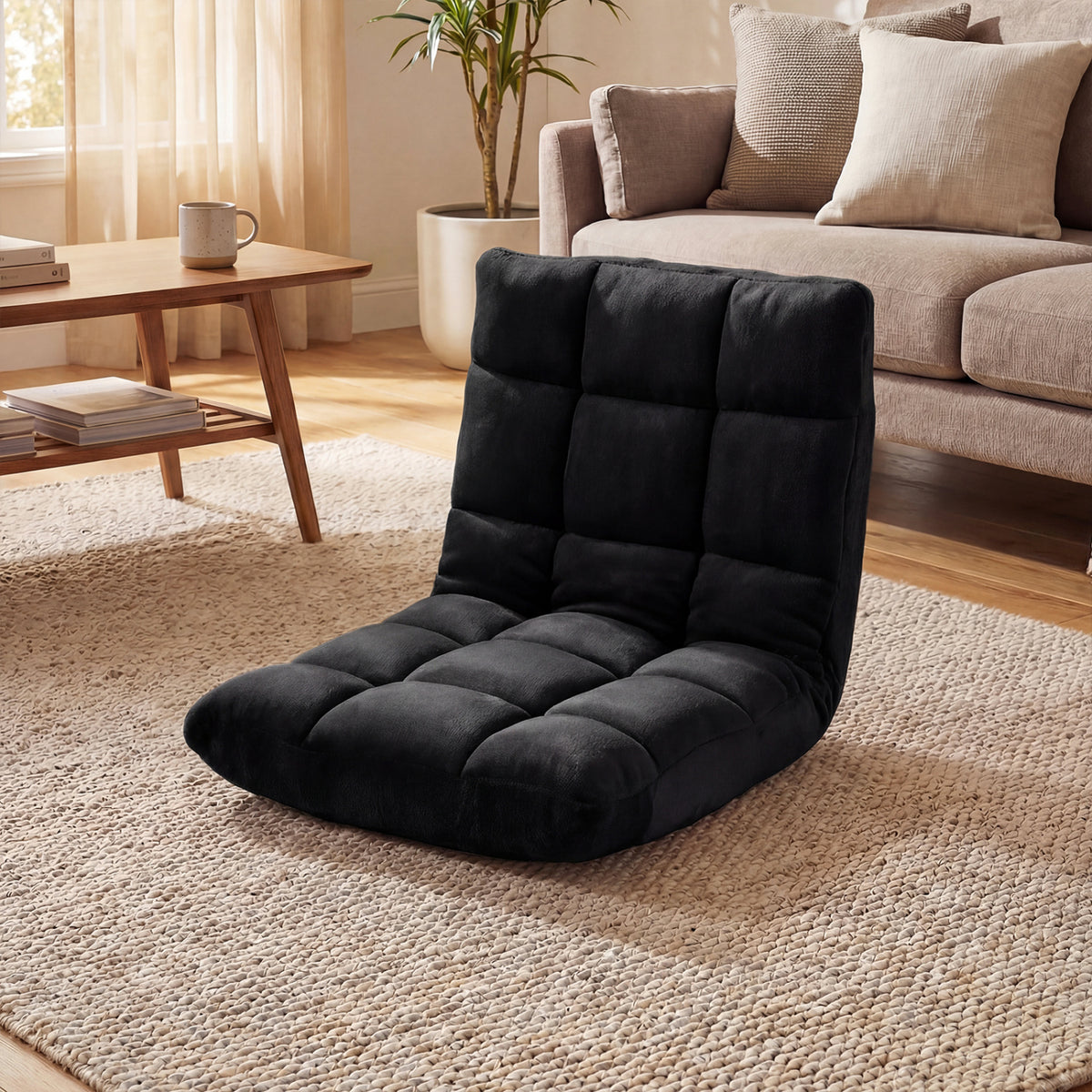 Adjustable 14-position Cushioned Floor Chair
