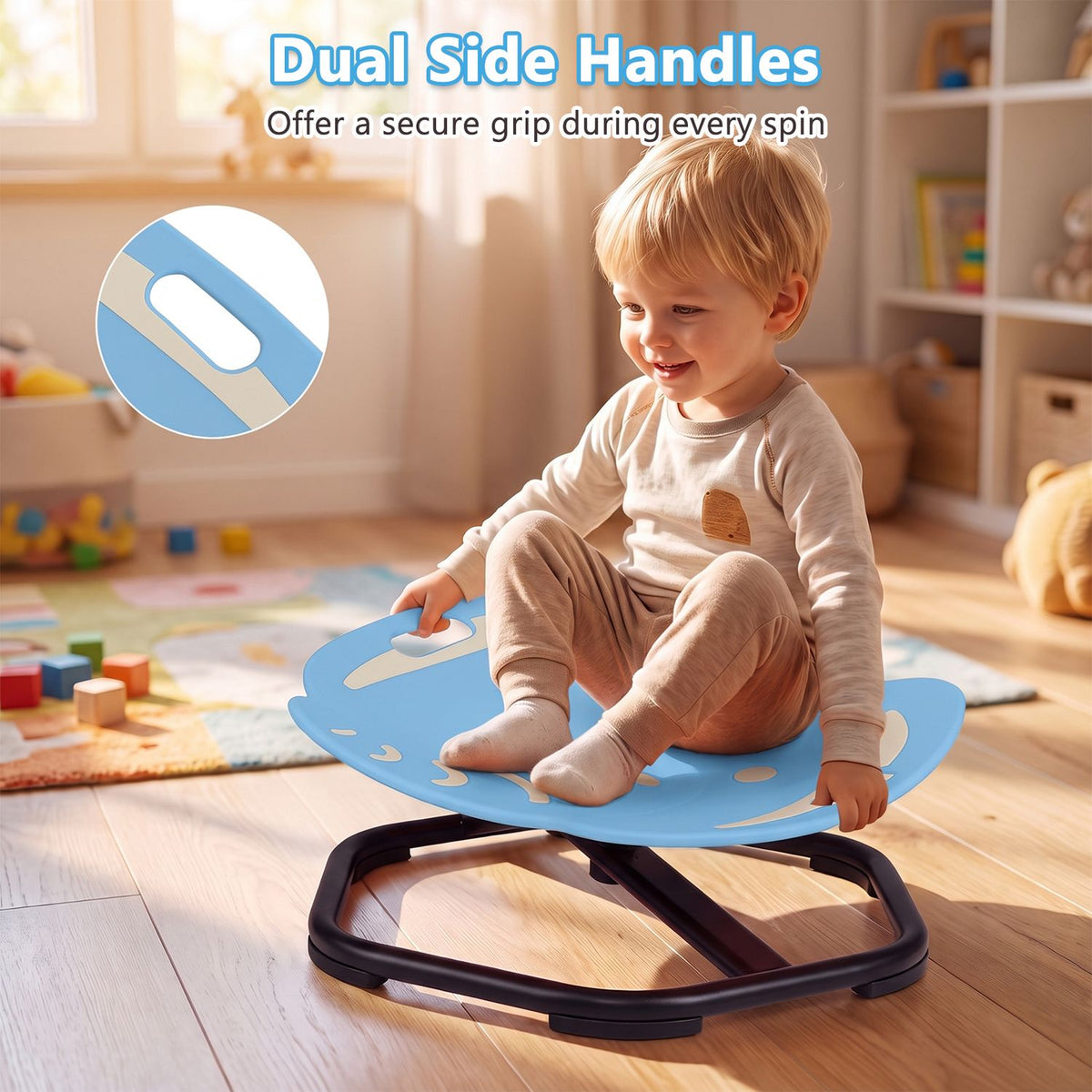 Elephant-Shaped Spinning Chair for Autistic and ADHD Kids