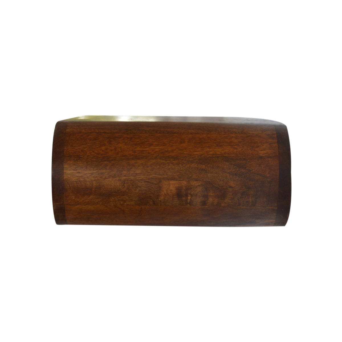Wall Mounted Round Chestnut nightstand