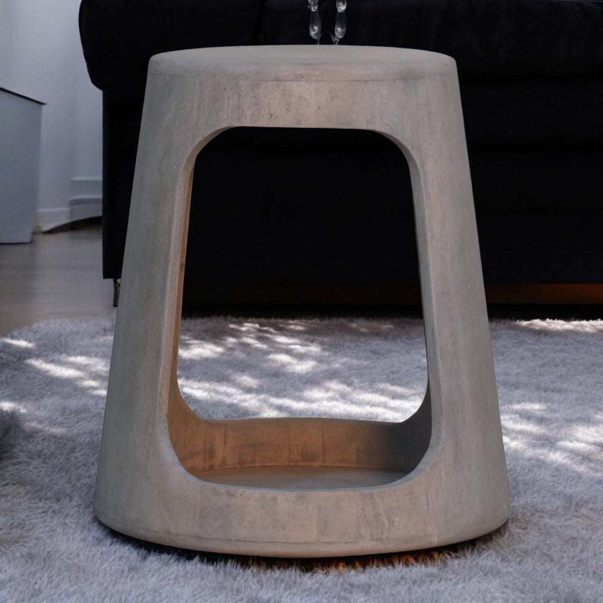 Acid Wash Open Side Table