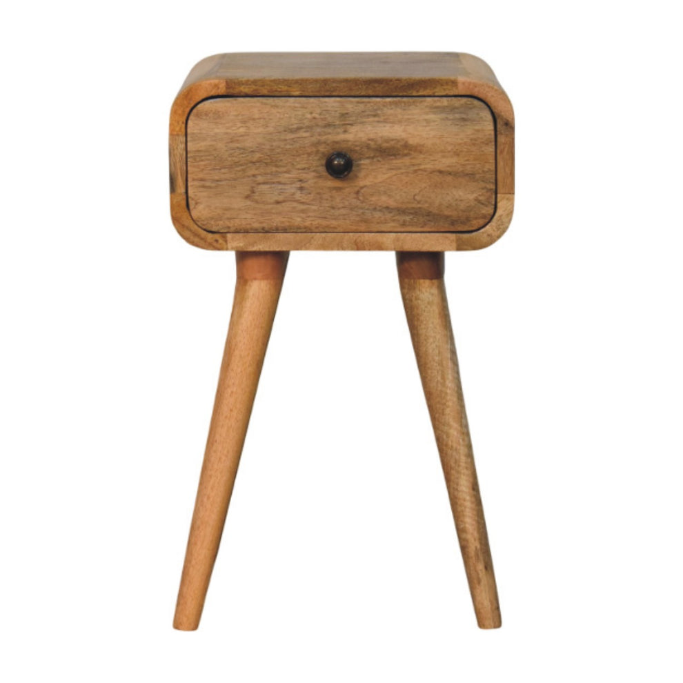 Avora Mini Oak-ish Nightstand with 1 drawer