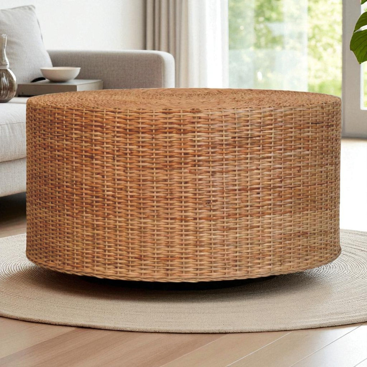 Regency Round Woven Coffee Table