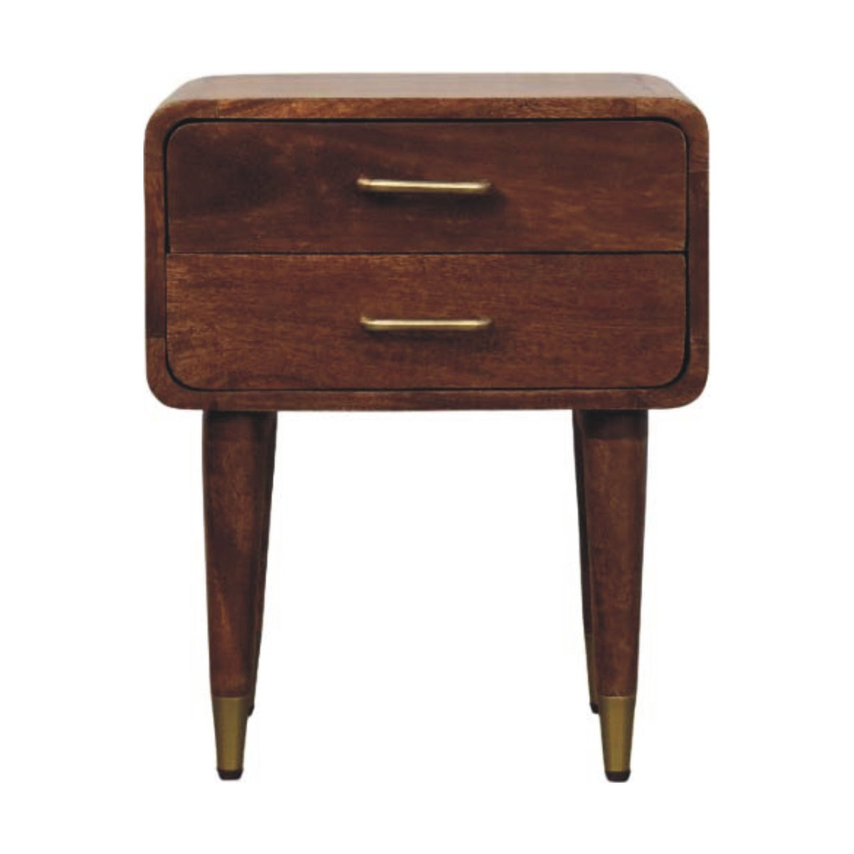 Valenza Two-Drawer Bedside Table