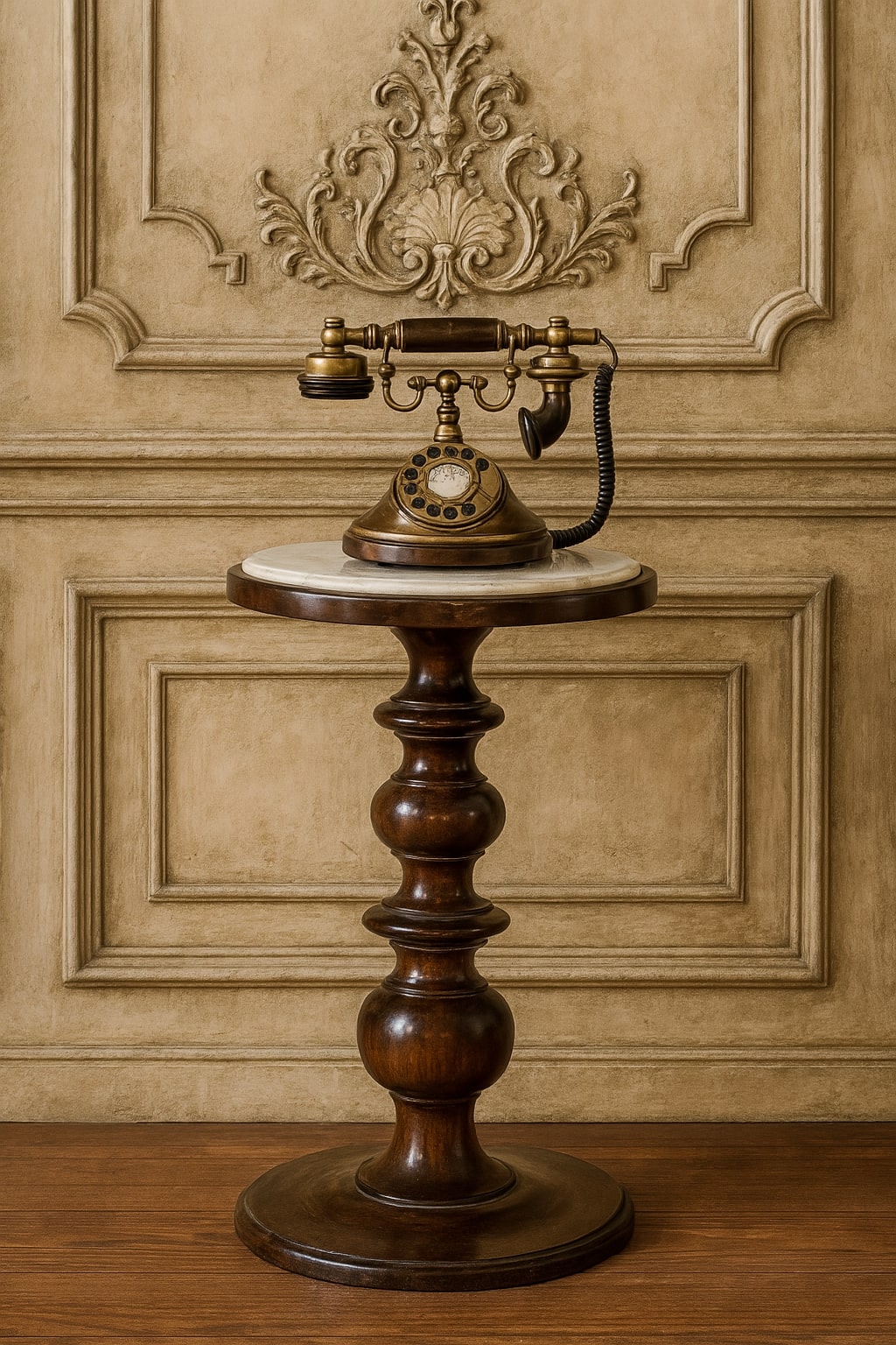 Bellmont Marble-Top Side Table