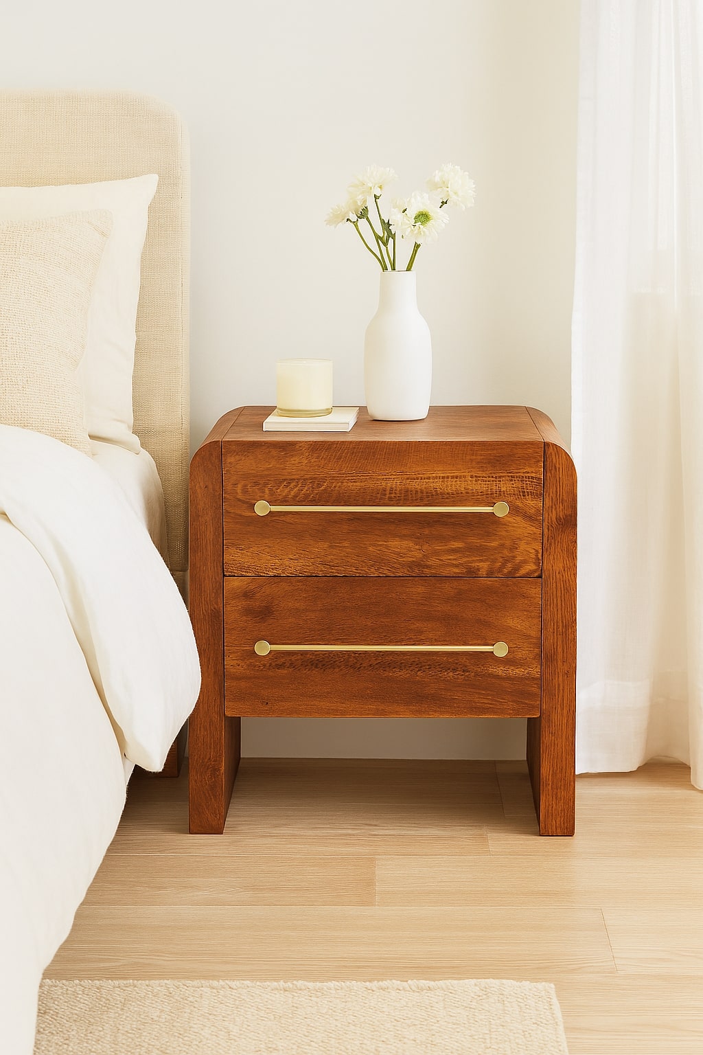 Aurelio Twin Drawer Bedside