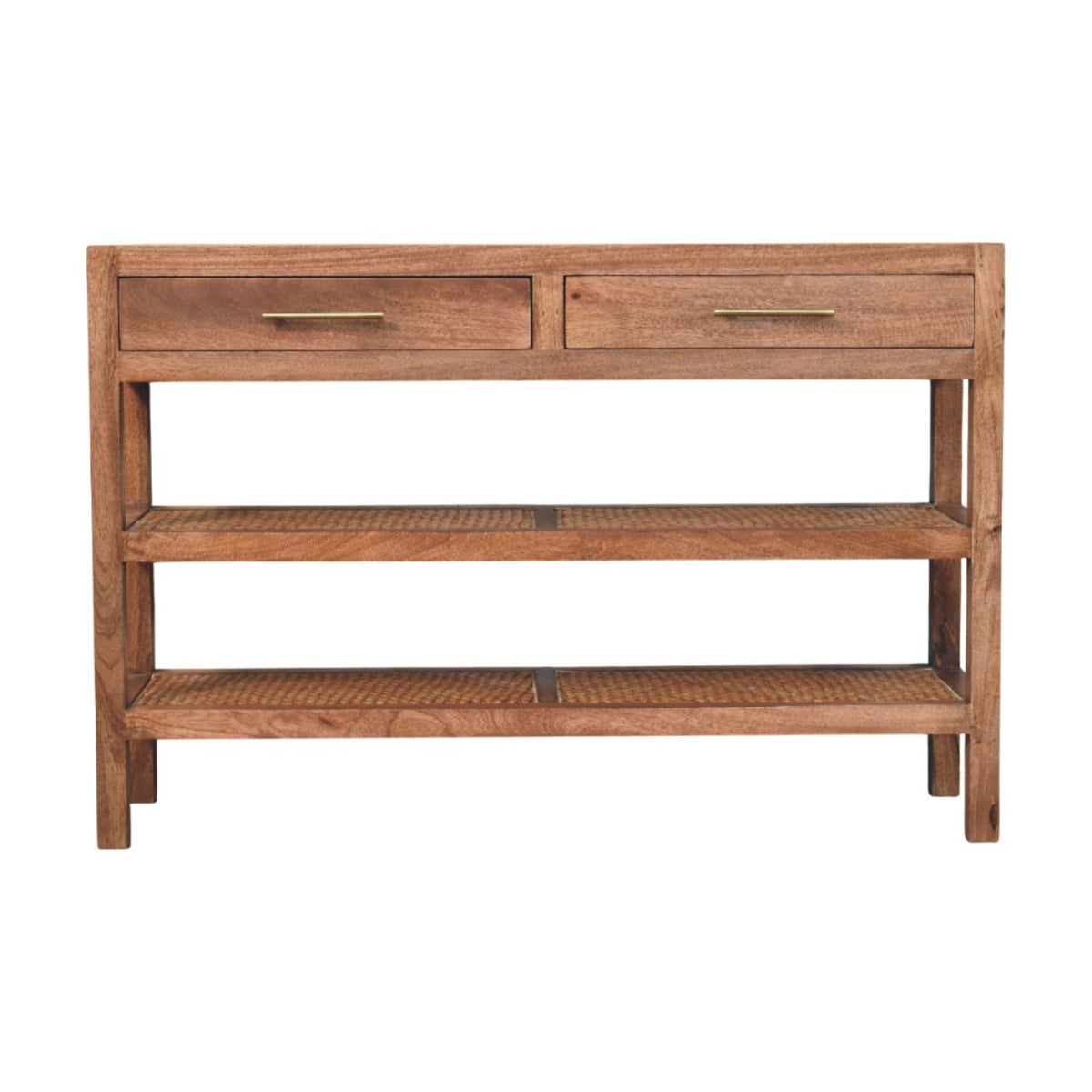 Saffron Rattan Console
