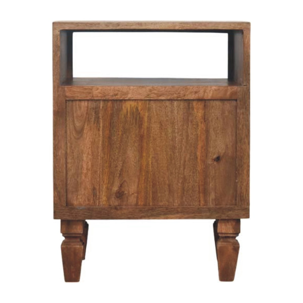 Cadiz Carved Open-Shelf Bedside