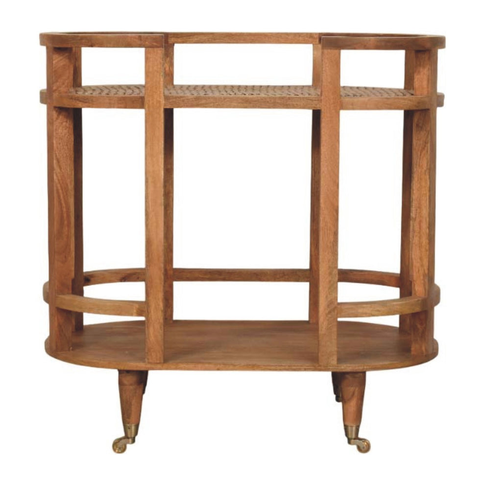 Saffron Rattan Butler Table