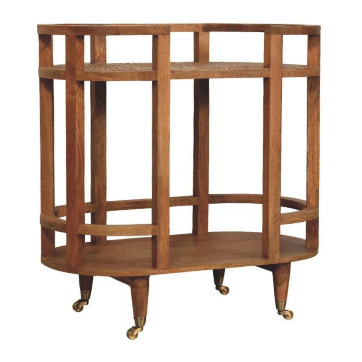 Saffron Rattan Butler Table