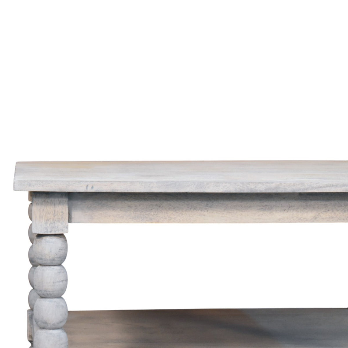 Spindle Acid Wash Coffee Table