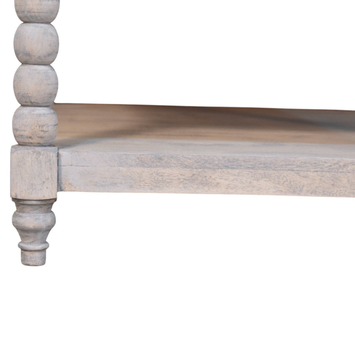 Spindle Acid Wash Coffee Table