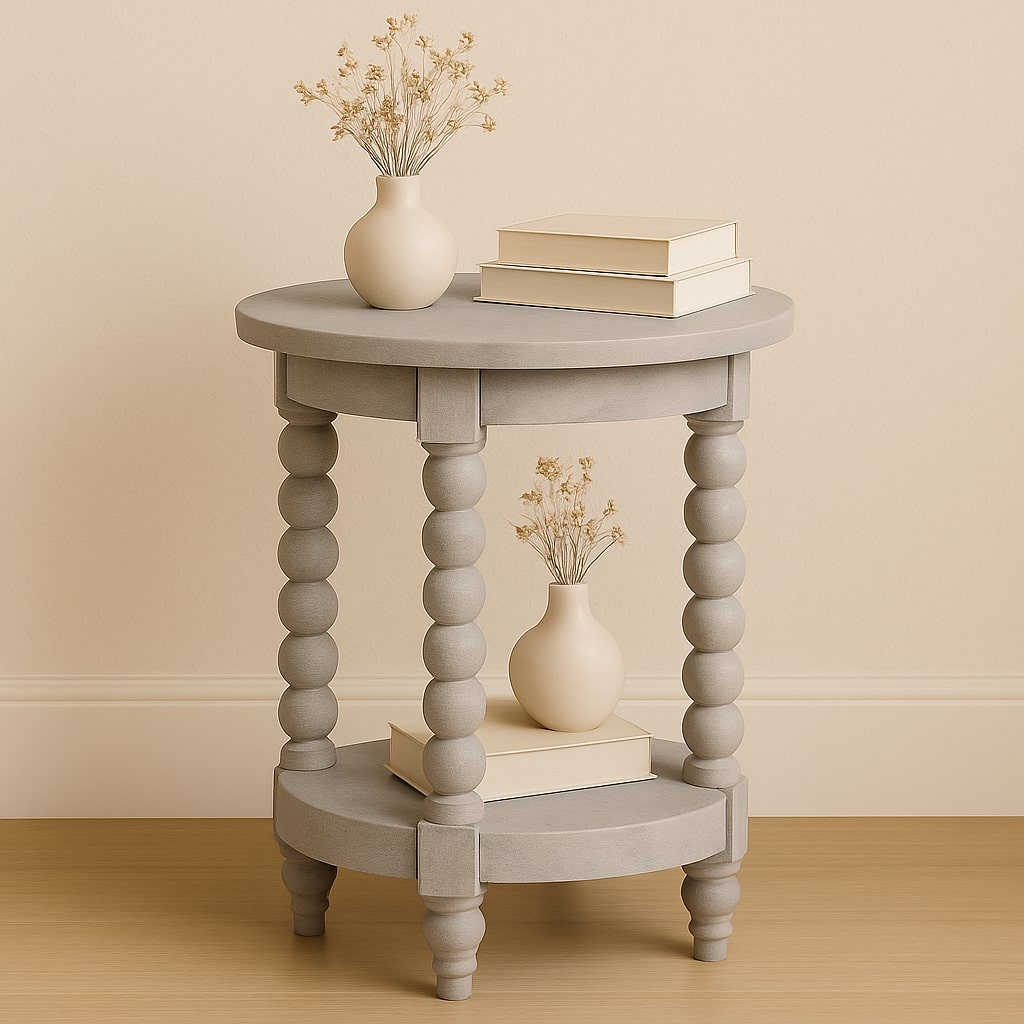 Spindle Washed Round Table