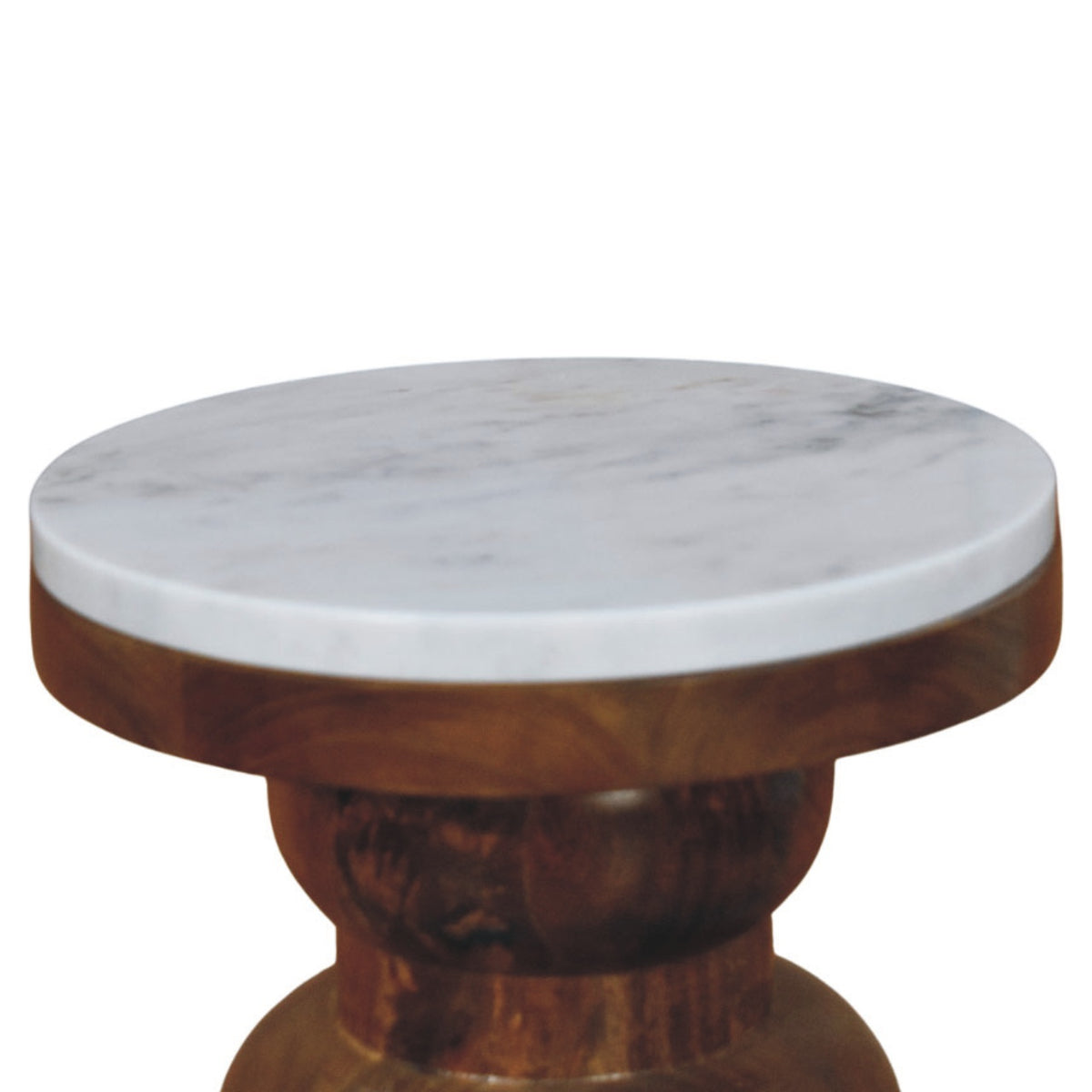 Marble Top Bulla Side Table