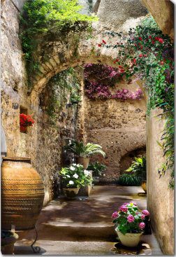 Argonese Arches Outdoor Canvas Wall Art