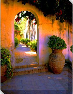 Arch Passageway No2 Outdoor Canvas Wall Art