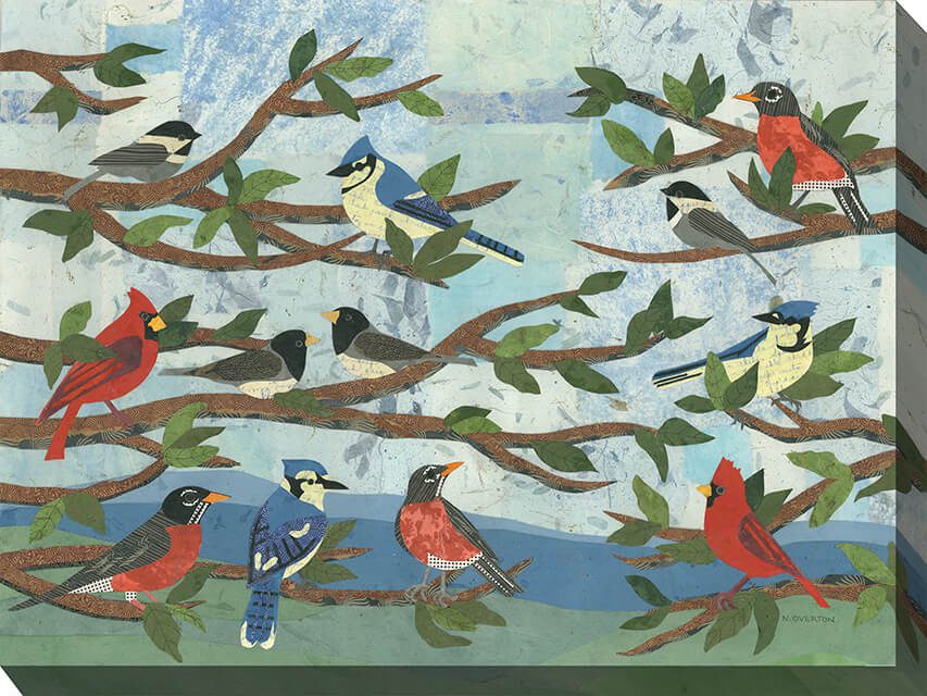Mixed Company Outdoor Canvas Wall Art