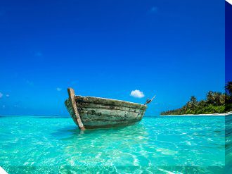 Drift Away Outdoor Canvas Wall Art