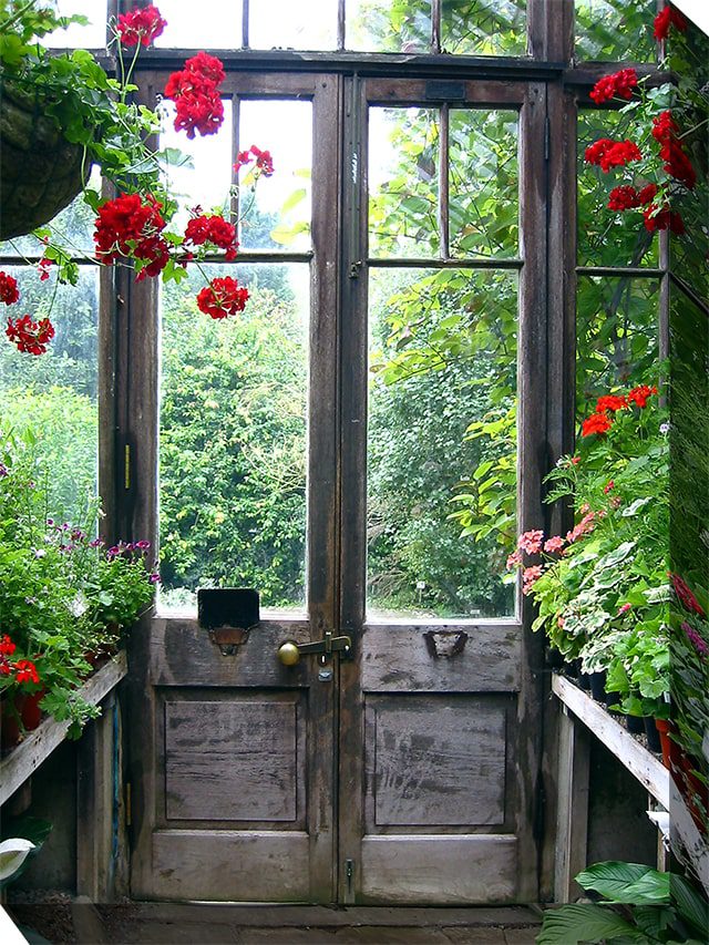 Timeworn Doors Outdoor Canvas Wall Art