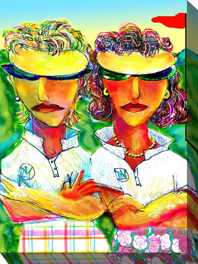 Intimidation Outdoor Canvas Wall Art