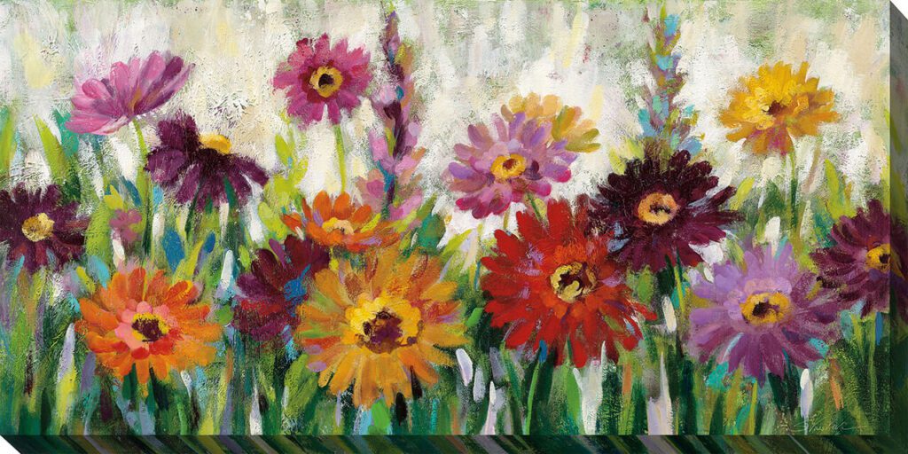 Carnival Of Color Outdoor Canvas Wall Art