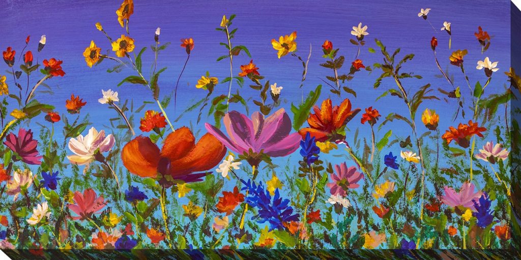 Summer Recital Outdoor Canvas Wall Art