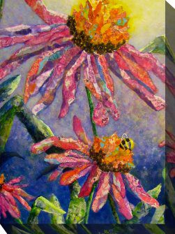 Busy Bee Outdoor Canvas Wall Art