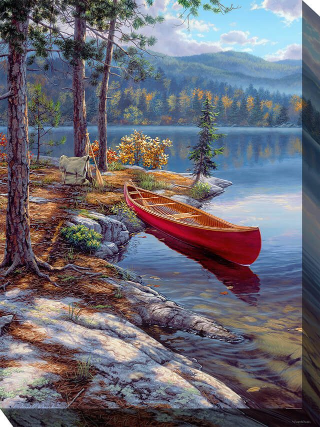 Rest Stop Outdoor Canvas Wall Art
