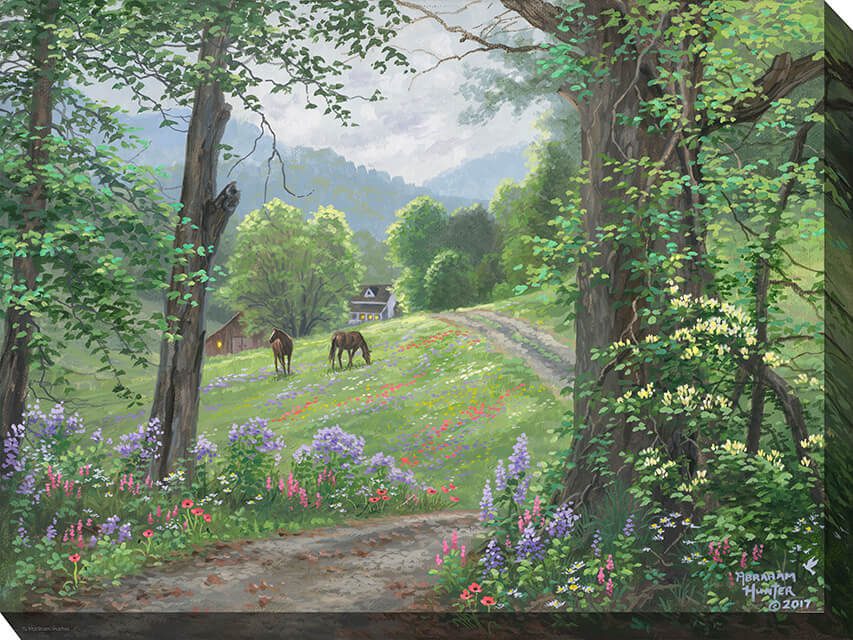 The Ridge Outdoor Canvas Wall Art