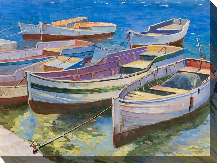 Pier Group Outdoor Canvas Wall Art